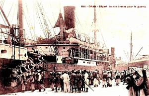 2707- Oran - Depart de nos Braves pour la guerre